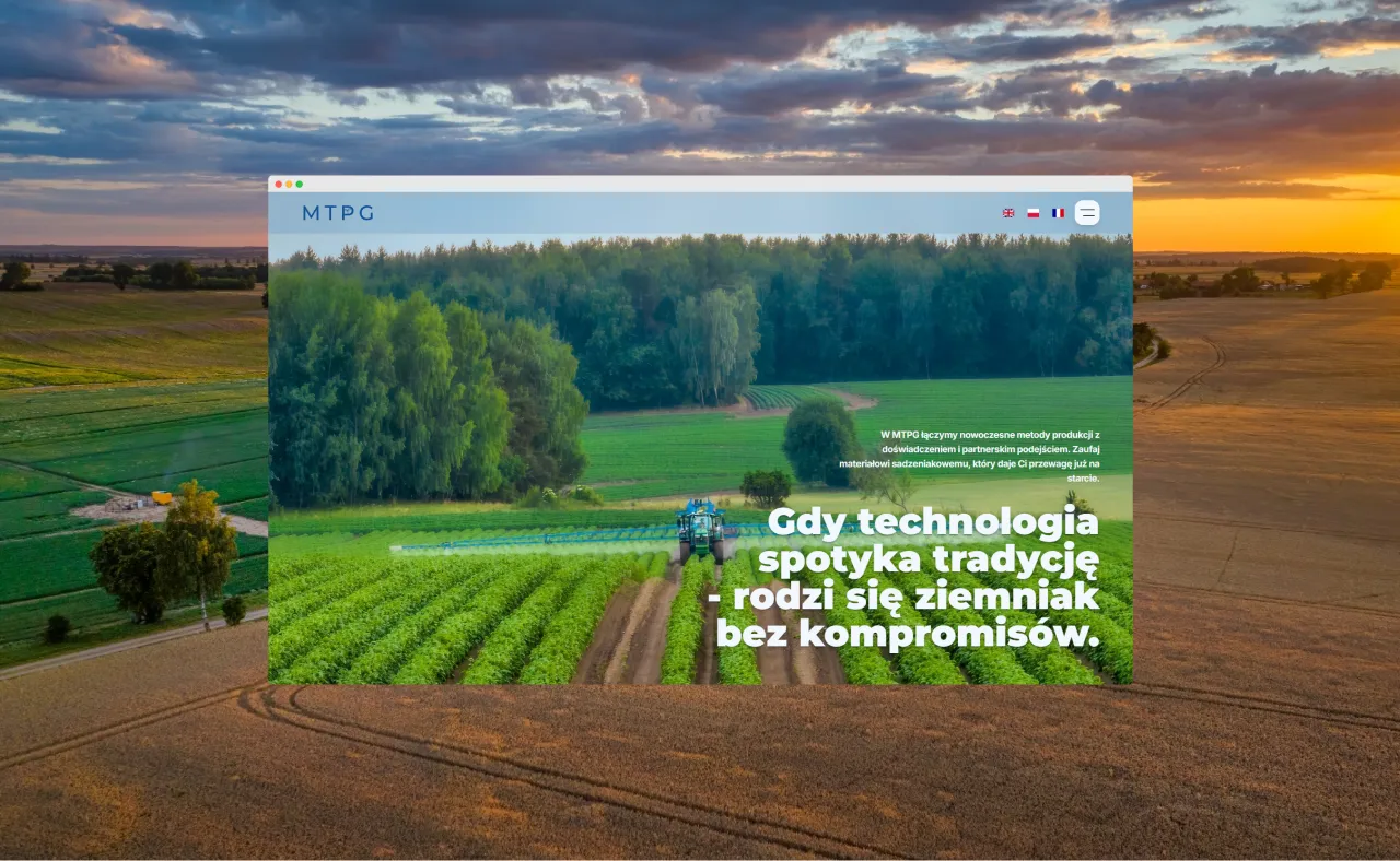 Zdjęcie okładki realizacji - mockup - MTPG